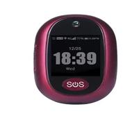 Colgante rastreador GPS 4G Resistente al Agua con Valla, Llamada SOS y Correa de Reloj(Red)