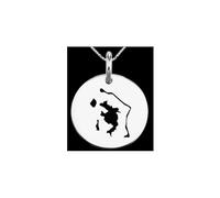 Colgante redondo de 24 mm y 1,5 mm de grosor en plata de ley 925 maciza con mapa de las islas Bora-Bora, amuleto de la Tierra, delicada joyería de viaje | Medallón grabado de aventura | LKB_MAP_015