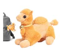 Colgante relleno - encantadora muñeca llavero juguete de anillo, reino animal colección pequeña felpa colgante ornamento para llaves DIY mochila encanto accesorio regalo recuerdo decoración de viaje