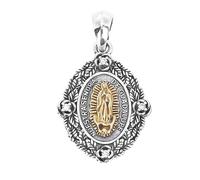 Colgante S925 Sterling Silver Virgin Angel, collar versátil de moda vintage