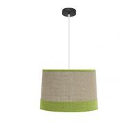 Lampara de techo textil color beige serie tietar 40cm 35 cm