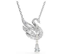 Colgante Swan, Cisne, Blanco, Baño de rodio OS