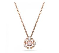 Swarovski Colgante Constella 5744244 – Dancing Stone, rosa, baño en tono oro rosa
