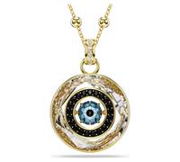 Colgante Symbolica, Ojo turco, Mediano, Multicolor, Acabado en oro de 18 quilates OS