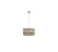 Fabrilamp colgante con pantalla de saco con pasamaneria ekaterina de