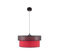 Colgante felix rojo con pantalla 1 luz fabrilamp