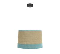 Colgante Tietar 1xe27 Saco/turquesa Regx40x40 Cm