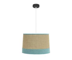 Colgante Tietar 1xe27 Saco/turquesa Regx40x40 Cm