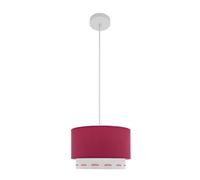 Colgante trazos 1xe27 rosa oscuro 30d