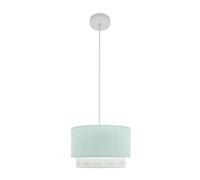 Colgante trazos 1xe27 verde agua regx30x30 cm
