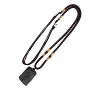 Colgante Turmalina Negra Piedra Natural con Cordón Regalos para Piedras Naturales Piedra Curativa Collar Negro Cristales Curativos para Equilibrio Energético para Hombres Mujeres Padre Graduaciones
