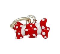 Colgantes artísticos esmaltados con forma de gota de aceite para joyería hecha a mano, multiuso, espaciador, accesorios de abalorios