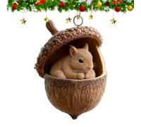 Colgantes de Navidad con diseño de sombrero de bellota, bonitos colgantes de acrílico 2D para decoración del hogar, para interiores, hogar, habitación, apartamento, oficina, invierno, vacaciones