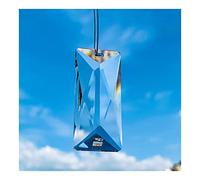 Colgantes de prismas de cristal de araña 10PCS 50mm Rectángulo Cristales transparentes Colgantes Cristales Lámpara Prismas Gotas colgantes 2 agujeros Piezas de repuesto para lámparas de iluminación de