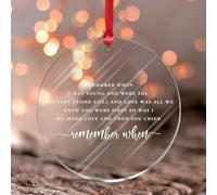 Colgantes de ventana de acrílico manchado con texto en inglés "Remember When I Was Young And Were You And Time", versículos de la Biblia, colgante religioso, paneles de arte para pared, jardín, coche