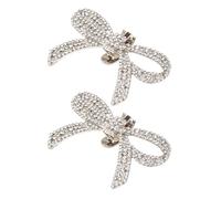 Colgantes de zapatos con diamantes de imitación, clips para zapatos, lazos con brillantes, elegantes decoraciones para zapatos, clips para bolsos, tacones, Siehe Beschreibung, Metal, Ver descripción