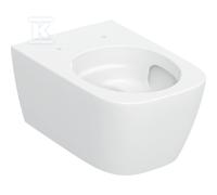 Geberit Smyle Square taza de inodoro suspendido sin reborde con descarga de remolino blanco brillante 503.170.00.1