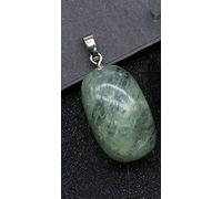 Colgantes Para Mujer Piedra Natural Forma Ovalada Irregular Prehnita Collar De Piedra Natural Cordón De Cuero Simple Chakras Collar Colgante De Cristal Joyería De Regalo De San Valentín Para Homb