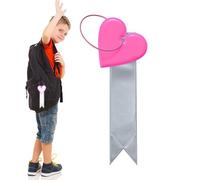 colgantes reflectantes seguros, llavero reflectante - Mochila reflectante con colgantes de corazón - Colgantes reflexivos de la mochila, equipo reflexivo elegante portátil para el bolso de escuela, ci