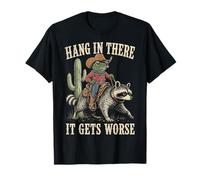 Colgar allí se Pone Peor XXX Divertido sarcástico Camiseta
