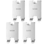 Colgar cuadros en la pared sin clavos: 4 ganchos para cuadros de 51 x 66 mm, para colgar en la pared sin clavos, sin perforación, colgador de arte, no requiere herramientas