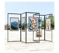 colgar cuadros hardware Soporte de exhibición de arte con colgador de cuadros, capacidad de carga de 60 kg, plegable y conectable, con kit para colgar cuadros(100x200cm/39.4x78.7in)