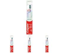 COLGATE - Cepillo de Dientes Colgate Total Espuma Limpiadora, Ayuda a Combatir Problemas de Salud Bucal, Mayor Profundidad a lo Largo de la Línea de las Encías y Entre los Dientes (Paquete de 4)