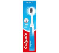COLGATE - Cepillo de dientes con pilas Colgate 360° flexible - Cabezal de cepillo reemplazable - Pilas incluidas
