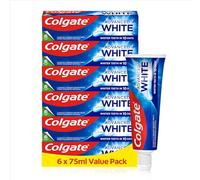 COLGATE Colgate Advanced White Toothpaste 75 ml Pasta de dientes Blanqueamiento Dental Clínicamente Probado Blanqueamiento Blanqueamiento en 10 Días con Microcristales Activos de Limpieza Nuevo