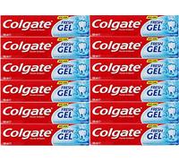 Colgate Fresh Gel Fluoride Toothpaste 100 Milliliter - Pack of 12 Tubes