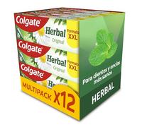 Colgate Herbal, Pasta de Dientes con Hierbas Naturales, Pack 12x100 ml | Dentífrico con flúor y hierbas naturales, Fortalece dientes, Sana encías, Combate caries, Sabor eucalipto