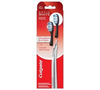 Colgate Keep Optic White - Kit de iniciación de cepillo de dientes reemplazable, 2 cabezales de cepillo