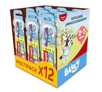 Colgate Kids Bluey, Cepillo de Dientes Infantil 2-5 Años, 12 packs de 2 uds | Cepillo de dientes infantil, Cabezal pequeño, Filamentos extra suaves, Mango redondeado para agarre cómodo