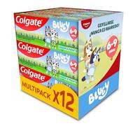 Colgate Kids Bluey Pasta de Dientes con Flúor para Niños - Pack 12 x 50 ml - Sabor Menta 6+ Años - Máxima Protección contra las Caries - Esmalte 4 veces más Fuerte*
