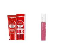 Colgate Max White Ultra Active Foam 50ml + Maybelline SuperStay Matte Ink, Tono 15 - Lover