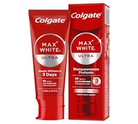 COLGATE Max White Ultra Active Foam Pasta de Dientes Blanqueadora con Flúor, 50ml, Dentífrico Blanqueador Seguro con el Esmalte, Elimina Manchas Profundas*