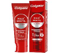 COLGATE Max White Ultra Active Foam Pasta de Dientes Blanqueadora con Flúor, 50ml, Dentífrico Blanqueador Seguro con el Esmalte, Elimina Manchas Profundas*