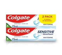Colgate Sensitive Sensifoam - Pasta dental blanqueadora de dientes de 75 ml, pasta de dientes con flúor, aliento fresco, ayuda a restaurar la blancura de los dientes