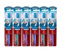 Colgate Slim Soft - Cepillo de dientes ultra compacto, extra suave (los colores varían), paquete de 6