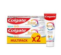 COLGATE - Total Anti-Placa Expert Menta Fresca 75ml, Pasta de Dientes que Elimina la Placa que Daña tus Encías y Neutraliza su Efecto Perjudicial (Paquete de 2)