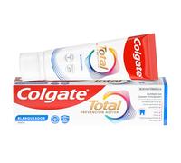Colgate Total Prevención Activa Blanqueador Pasta de Dientes 75ml | Combate las causas principales de los problemas de salud bucodental | 24h de Protección antibacteriana| Tecnología Patentada.