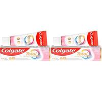 Colgate Total Prevención Activa + Dientes Sensibles Pasta de Dientes 75ml | Combate la Causa Principal* de los Problemas Bucodentales más Comunes | 24h de Protección Antibacteriana² (Paquete de 2)