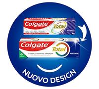 Colgate Total Whitening - Pasta de dientes blanqueadora con ingredientes antibacterianos, 75 ml