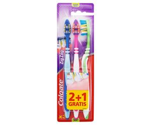 Colgate Zig Zag Cepillo Dental | Precio, Comprar n/a 3 Unidades