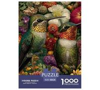 colibrí 1000 Piezas Rompecabezas Clásico DecoracióN Familiar Colorido Jigsaw Juegos EduGatoivos para Familiares Y Amigos 38x26cm/1000pcs