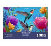 colibrí 1000 Piezas Rompecabezas Juego De Familia Clásico Puzzle Bonita Decoración Rompecabezas para Adultos Y Niños 52x38cm/1000pcs
