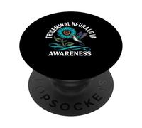 Colibrí de Conciencia TN sobre la Neuralgia del trigémino PopSockets PopGrip Adhesivo