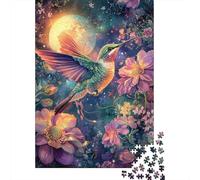 Colibrí en el Espacio Paquete De 1000 Piezas Papel Ecológico Personas Que Aman Entrenamiento Cerebral Actividad Vinculación Familiar Ocio Casa 70x50cm/1000pcs