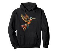 Colibrí Indio Arte Tribal Indio Indígena Sudadera con Capucha