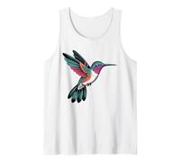 Colibrí Mandala Amantes de Aves Nativo Primer Tribal Americano Camiseta sin Mangas